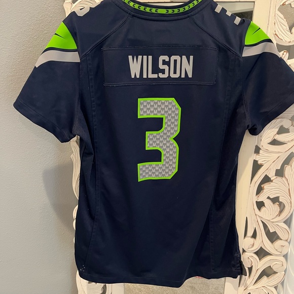Russell Wilson Seattle Seahawks Super Bowl XLIX Nike On Field Womens Jersey - Picture 2 of 6
